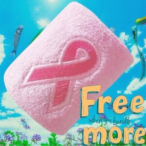 Free 🆕Breast Cancer Awareness Pink Athletic Wristbands